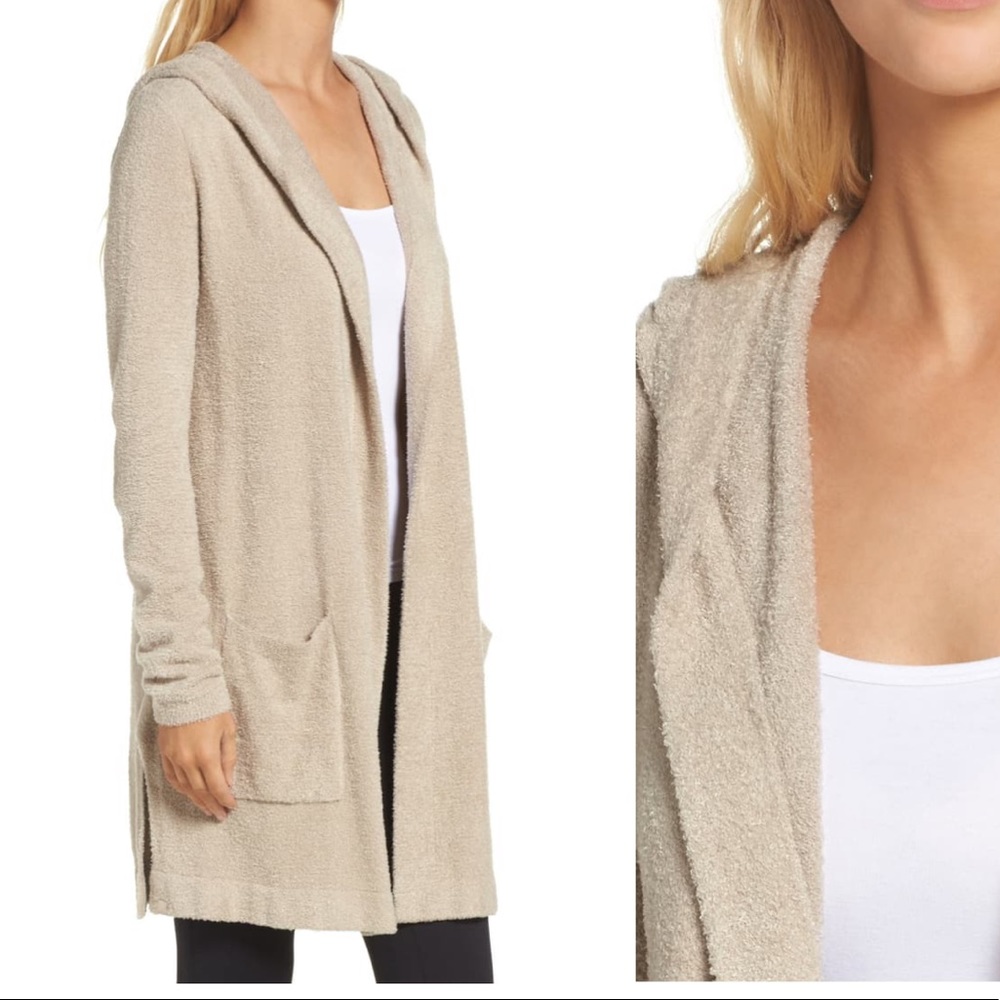 Barefoot dreams coastal hooded cardigan